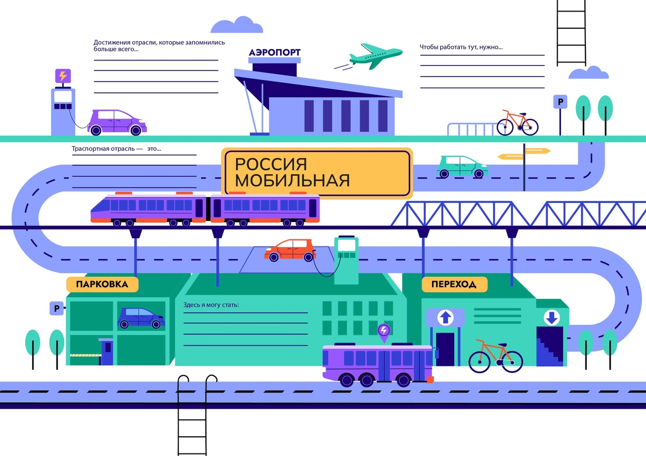 Россия мобильная: узнаю о профессиях и достижениях в транспортной отрасли.